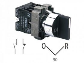 Przełącznik piórowy stabilny [ 0-1] (NO+NC) metal