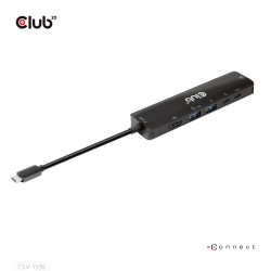 club3D CSV-1596 Stacja dokująca USB-C®