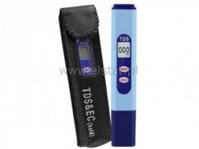Tester jakości wody pitnej TDS niebieski 1-999PPM