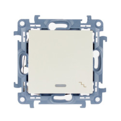 Łącznik schodowy podświetlany kremowy CW6L.01/41 Kontakt Simon10