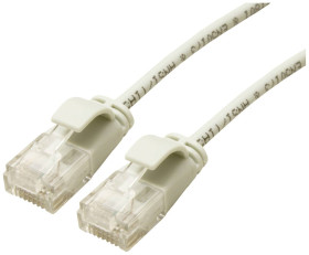 kabel LAN Roline 21.15.3901, 1 szt., RJ45, CAT 6a, U/UTP, 0.30 m, szary