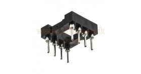 IC Socket 8-pin DIP, turned pin (2227MC-08-03-F1) - Multicomp