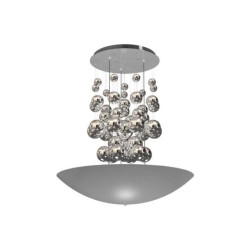 LAMPA WISZĄCA PERLA SILVER 42W LED ML858 Milagro