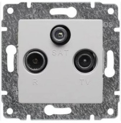 VENA Gniazdo antenowe RTV/SAT końcowe krem 510376