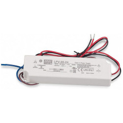 Mean Well LPV-35-24 36W 24V IP67 LED Power Supply