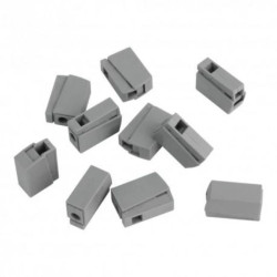 10 sztuk szybkozłączki oświetleniowe zaciskowe 0.2-2.5mm² 450V 24A z przyciskiem VDE UL DGN 4180