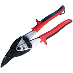 Bahco MA401 Red Aviation Compound Snips Left Cut 250mm (10in)