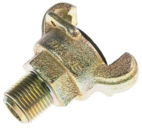 Szybkozłączka pneumatyczna RS PRO NPT 1/2 męskie rodzaj Męski Gwintowany Żelazo 1/2in