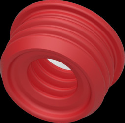 Cable seal, red, 1719826-6