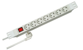 Przedłużacz 2m 7 gniazda Przedłużacz z gniazdami typ Typ F - niemieckie Schuko 16A 250 V AC