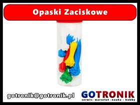 Opaska zaciskowa 2,5x100 mm czerwona 