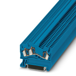 Blok zacisków przelotowych Phoenix Contact poziomy: 1 28 → 12AWGObudowa ze sprężyną STS 2.5-TWIN BU 800 V