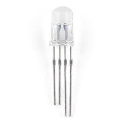 LED - RGB Addressable, PTH, 5mm Clear (5 Pack)