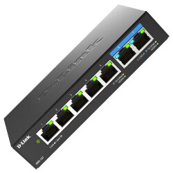 D-Link DMS-107/B 7-Port Multi-Gigabit Unmanaged Switch