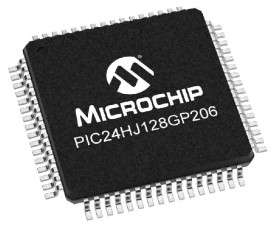 Mikrokontroler Microchip PIC24H TQFP 64-pinowy Montaż powierzchniowy PIC
