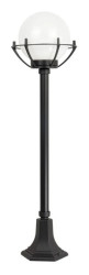 Oprawa oświetleniowa zewnętrzna, stojąca Kule z koszykiem 200 K 5002/2/KPO OP, E27 max 60W, kolor czarny, klosz biały 0438621