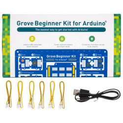 Seeed 110061162 Grove Beginner Kit for Arduino with 10 Sensors and 12 Projects