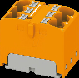 3273808 PTFIX distributor block, 6x4, orange
