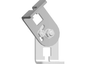 Wieszak przegubowy pręta WPPGV grubość blachy 5,0mm 731401 BAKS