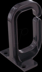 26990323 Cable management bracket, 40 x 80 mm, plastic, black