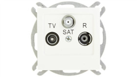 As Gniazdo Antenowe Rtv-Sat Końcowe Ecru Gpa-Gs/M/27