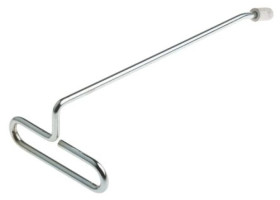 Uchwyt narzędziowy do montażu na panelu ściennym, w zestawie: Rozmiar 6 czop panelu z nawiewem, Miękka stal