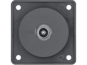 Integro Flow Gniazdo antenowe TV antracyt 945112515 HAGER