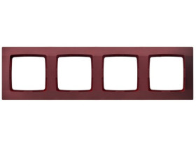 KARO Ramka 4 poczwórna burgund R-4S/58 OSPEL