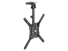 Uchwyt sufitowy, 20kg, 23...55, czarny, Wym: 614x435x165mm CM-55ST-01