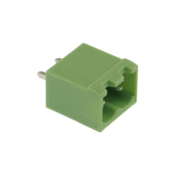 TBG-5-PW-2P/GN Listwa męska do PCB, 2-stykowa, pionowa, zabudowana, 5,08mm, RoHS