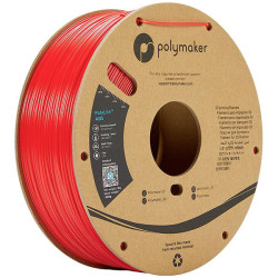 Polymaker PE01014 PolyLite Filament ABS Plastic Odourless 2.85mm 1Kg Red