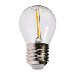Żarówka LED E27 G45 1,3W 55lm 2700K Ciepła 360 Filament KOBI do Girlandy