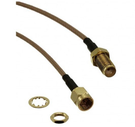 Kabel koncentryczny złącze A SMA złacze B SMA długość 152mm typ kabla RG316 Z zakończeniem