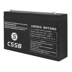 Akumulator 6V-7,2Ah LX PS