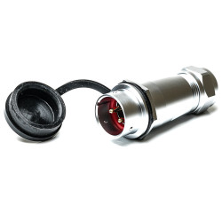 Złącze okrągłe 2-pinowe M20 Kabel Gniazdo RS PRO Męski IP67 SF20