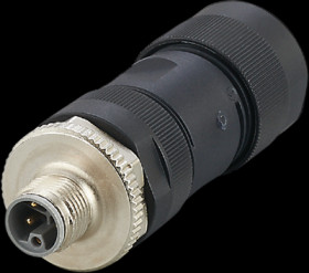 Plug, M12, 5 pole, screw connection, straight, E12673