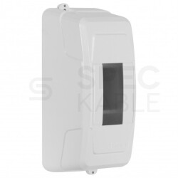 Rozdzielnica natynkowa S-2 1x2 moduły IP40 50x126x60mm bez drzwi NEKU