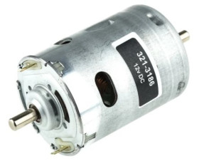 Silnik DC, 12 V, 5.28 A, 36.88 W, 4289 obr./min, 82.08 gcm, RS PRO