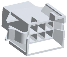 Obudowa złącza 6-pinowe 2-rzędowe raster: 4.2mm Molex Męski Montaż na kablu Mini-Fit BMI Wtyk Mini-Fit BMI