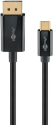 Kabel adapter USB-C™ do DisplayPort™ 4K @ 60 Hz, 1 m, czarny