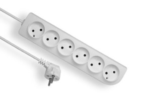 Przedłużacz CLASSIC 6-gniazd b/u 3m /OMY 2x1/ PSN-63