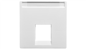 Merten System M Płytka Centralna Pojedyncza Gniazda Komputerowego Rj45 Biała...