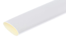 Osłona termokurczliwa z klejem Biały 3:1, średnica 19mm, dł. 1.2m, RS PRO