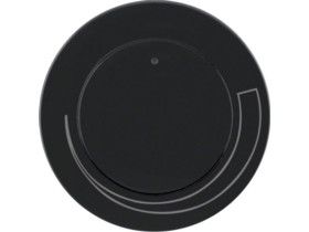 BERKER R.1/R.3 Płytka czołowa pokrętłem do regulatora obrotów czarny 11372035 HAGER