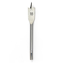 Wiertło Ø: 18mm dł: 12 cm Stal Gripit Wiertło płaskie do drewna