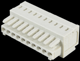 734-110 CAGE-CLAMP female multi-point connector, mini, RM 3.5, 10-pin