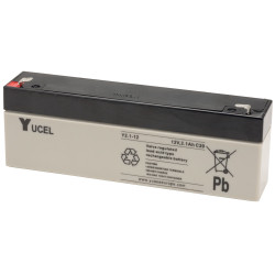 Yuasa Yuvolt Yucel Y2.1-12 Valve Regulated Lead Acid SLA Battery 12V 2.1Ah