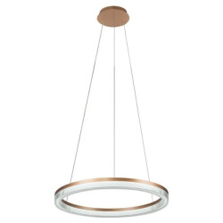 Lampa wisząca Midway Cristal Triangle złoto - transparentna LED CCT Light Prestige