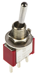 Przełącznik Wł.-wł. średnica wycięcia 6.35mm SPDT TE Connectivity Płytka drukowana długość przełącznika 10.41mm