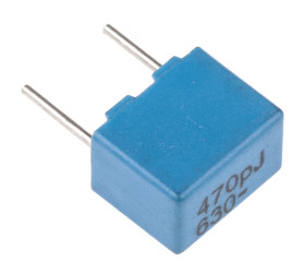 Kondensator foliowy 470pF 250 V ac, 630 V dc KEMET Polipropylenowe rozstaw: 5mm THT ±5